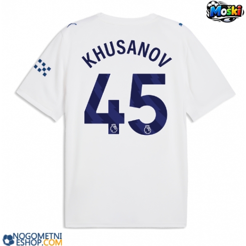 Moški Nogometni dresi Manchester City Abdukodir Khusanov #45 Tretji 2026-27 Kratek Rokav